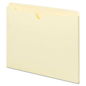 Universal® Deluxe Manila File Jackets With Reinforced Tabs, Straight Tab, Letter Size, Manila, 100-box freeshipping - TVN Wholesale